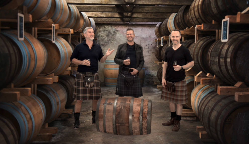 The Dram Good Laddies will tip a wee dram of Scotch whisky in your honor during their virtual tours of Scotland. Credit: The Dram Good Laddies
