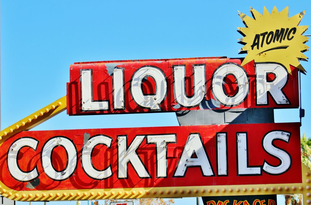 Atomic Liquors Sign. Photo Credit: Jeff Heilman