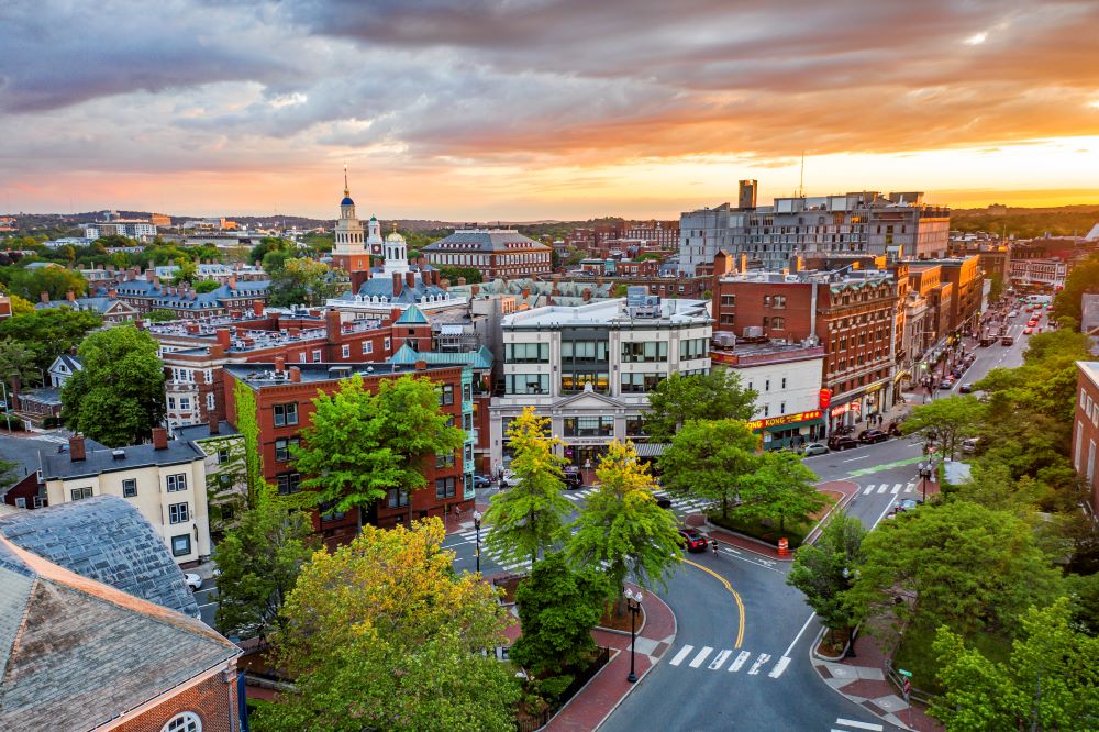 Photo of Harvard Square in Cambridge