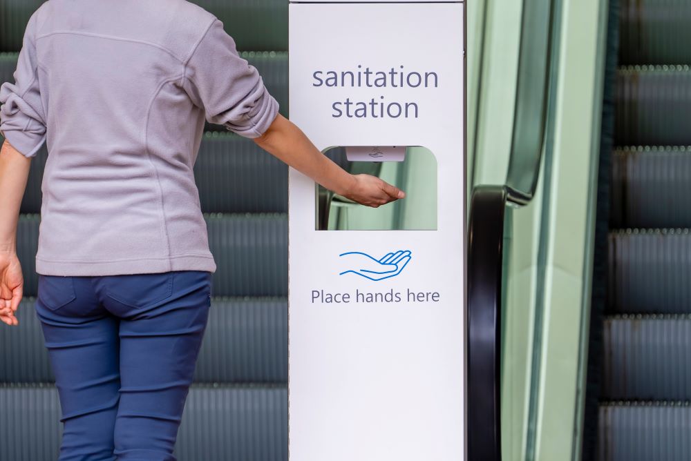 Hand Sanitizer Station