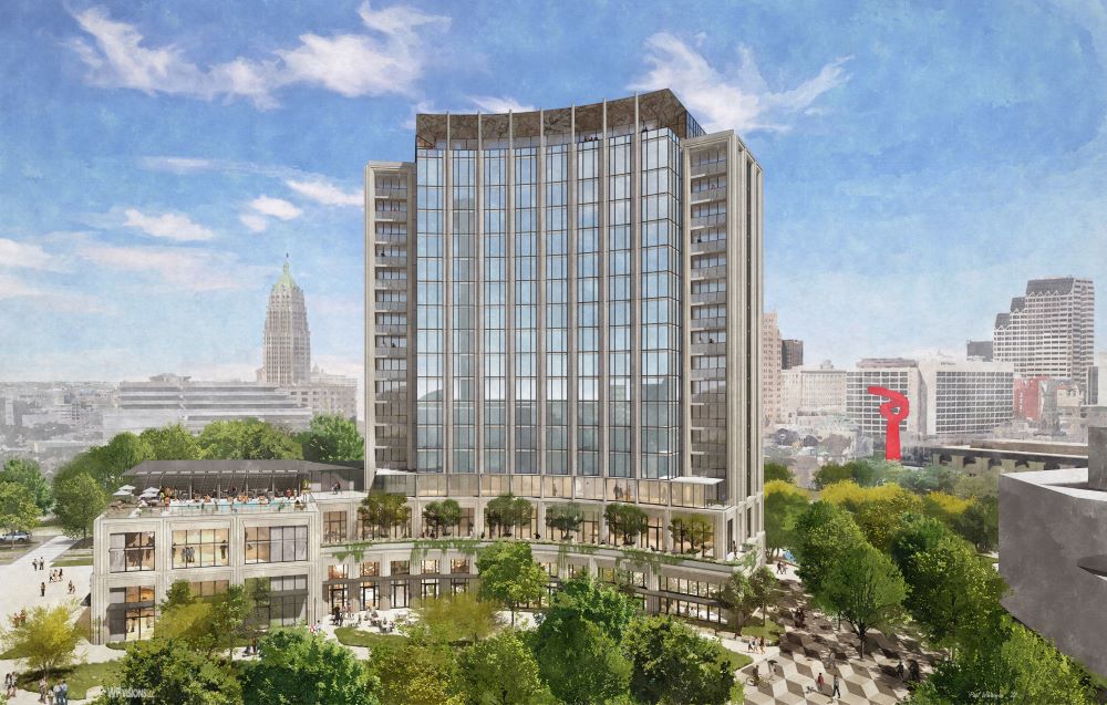 The Monarch San Antonio rendering COURTESY Hilton