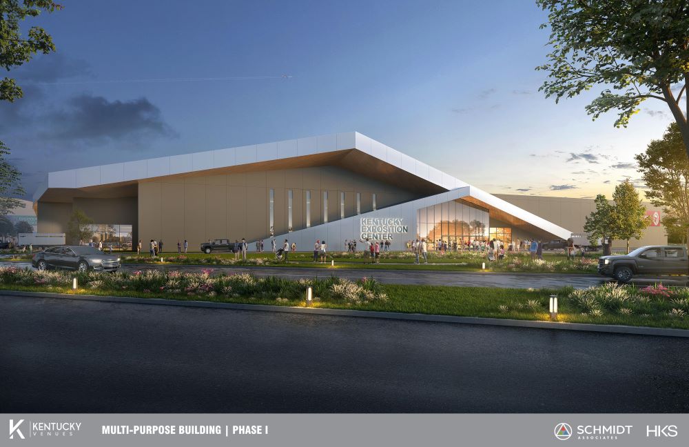 Kentucky Exposition Center Phase One Multi-Purpose Building Rendering