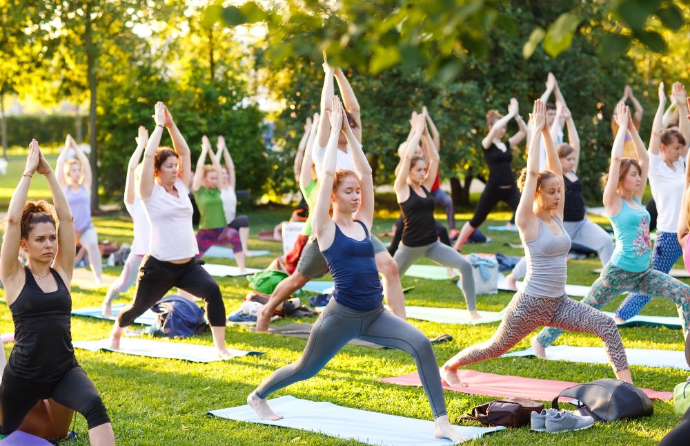 Outdoor Yoga Class