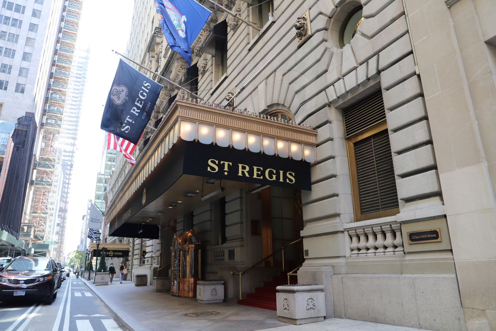 The St. Regis New York. Photo Credit: Chie Inoue