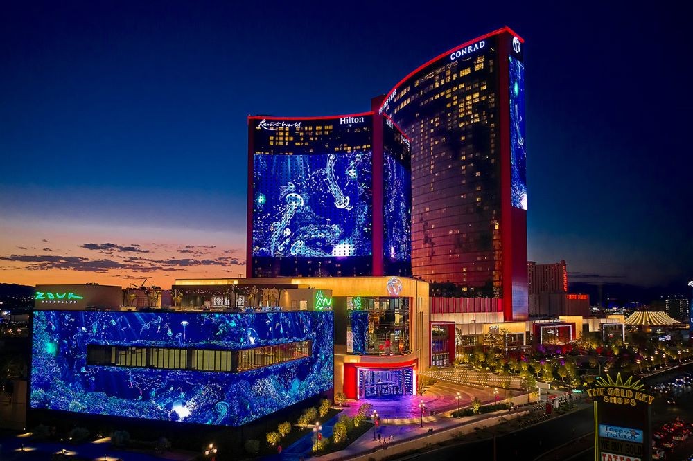 Resorts World Las Vegas Exterior. Photo Credit: Resorts World Las Vegas