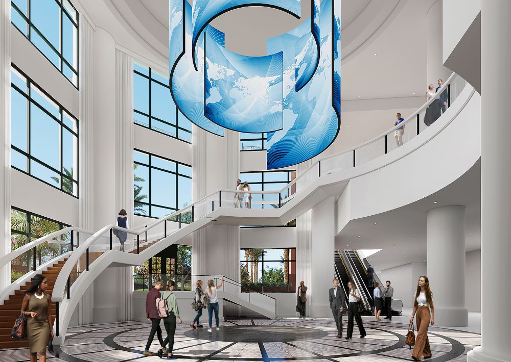 Walt Disney World Dophin Atrium Rendering