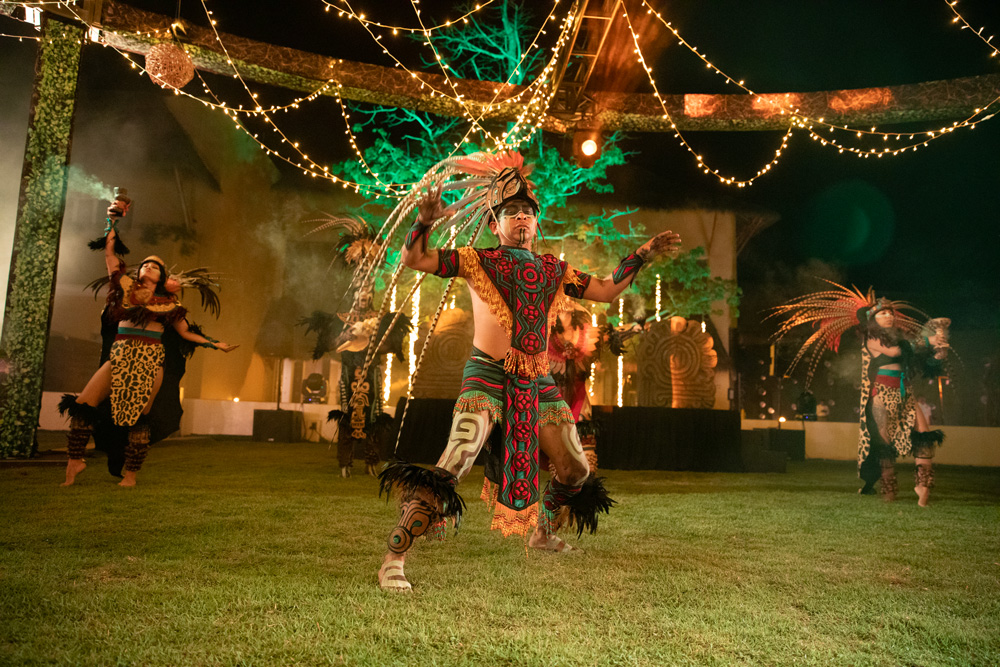 Shaman experience at SITE Global's Leadership Dinner. Photo Credit: Joey Woolridge