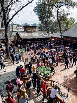 Banger's Sausage House & Beer Garden Outdoor Patio. Credit: Michelle Williams