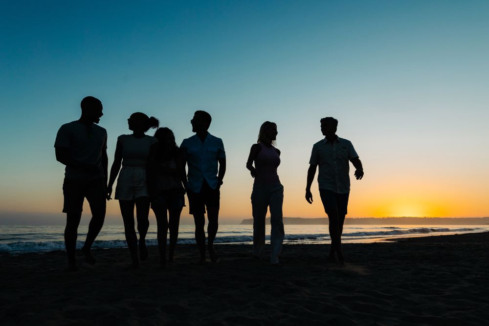 Beach meetings on Coronado Island in California. Credit: Discover Coronado