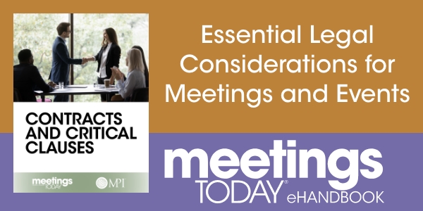 Essential Legal Considerations for Meetings and Events. Download the handbook now.