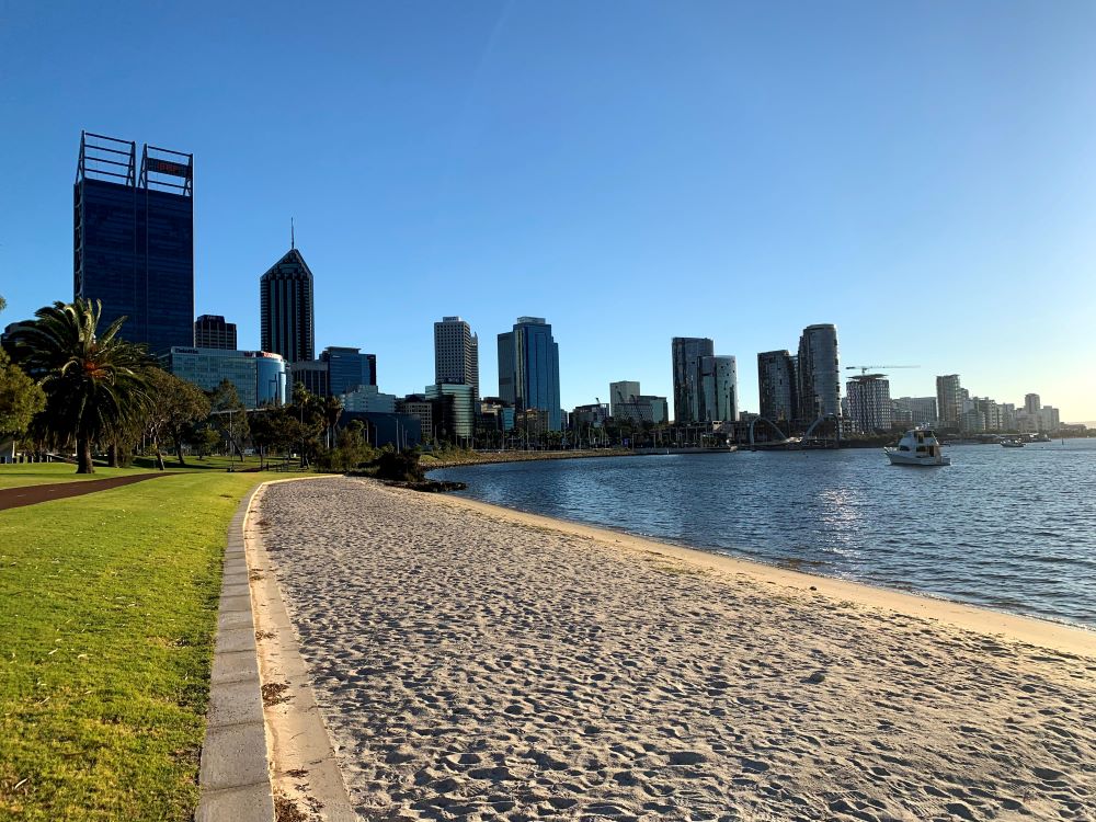 Danielle LeBreck's morning run in Perth, Australia