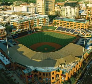 Photo of Durham Bulls Athletic Park.