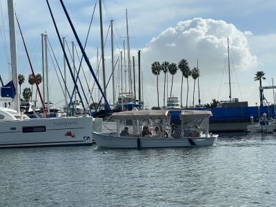 Floating picnic in Marina del Rey. Credit: Marina del Rey Tourism Board