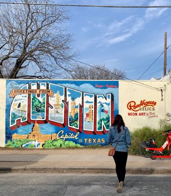 Greetings From Austin Mural. Credit: Maggie Wilt