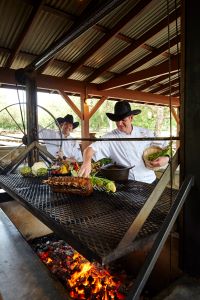 Grilling at Knibbe Ranch CREDIT JW Marriott San Antonio