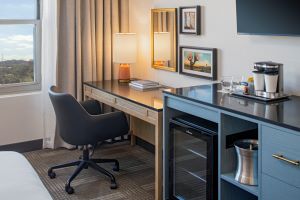Photo of Photo of Hilton San Antonio Hill Country guest room desk area.