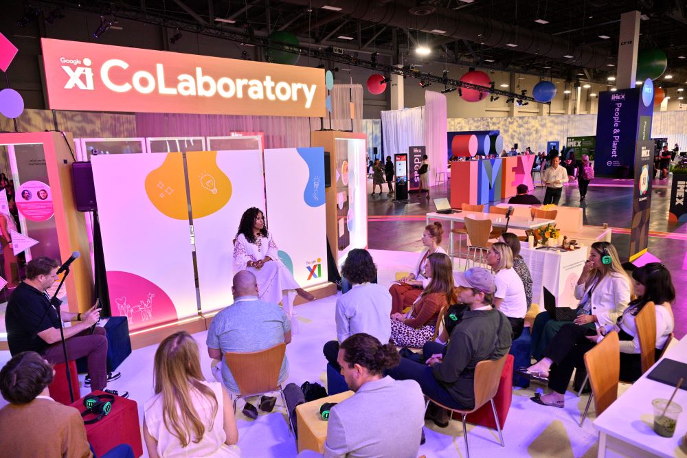 Photo of Google Xi CoLaboratory at IMEX America 2023.