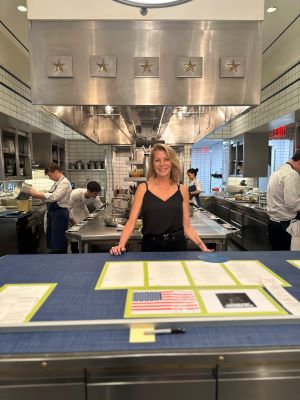 Laurie Sharp in the kitchen at Per Se in New York City