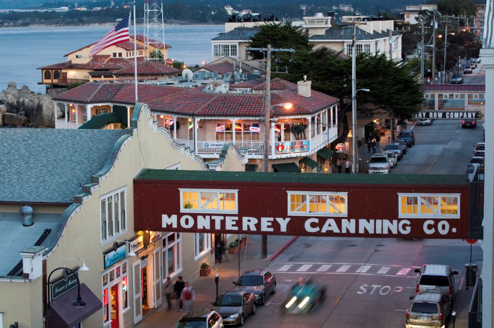 Photo of Monterey's Canary Row.