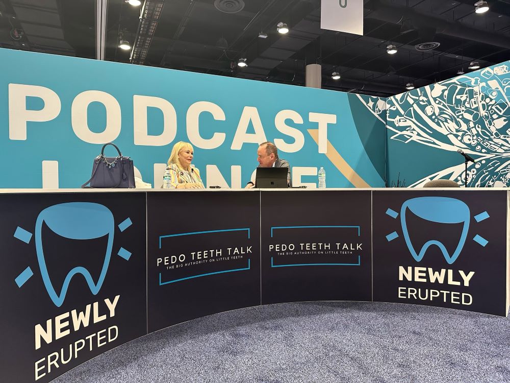 Photo of Podcasting4Associations set onsite at a convention.