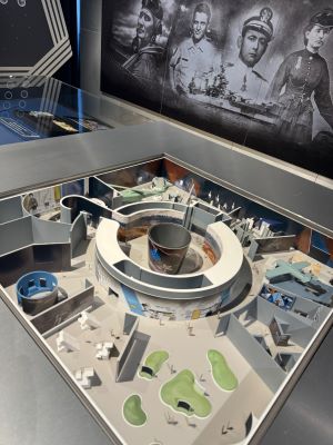 Photo of model of Medal of Honor Museum.