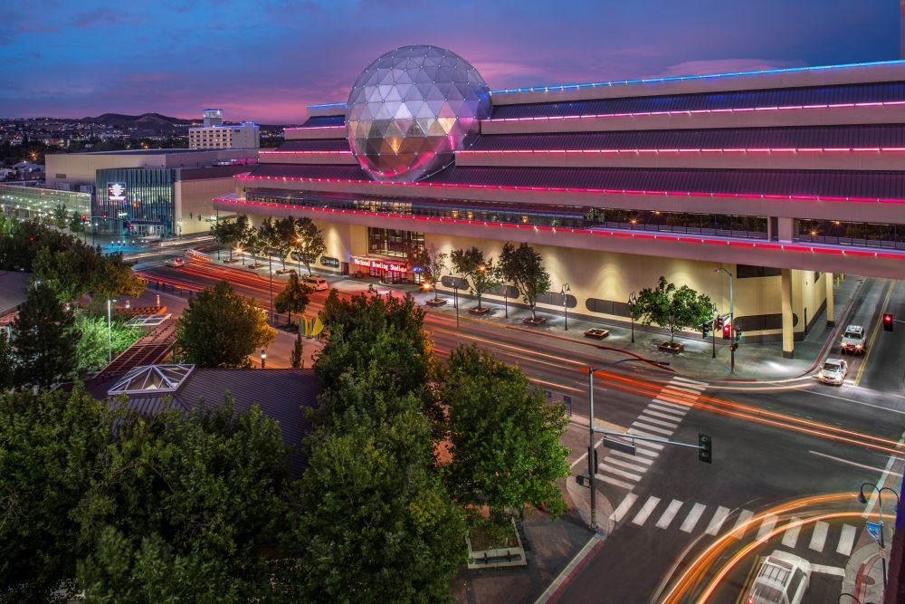 Photo of the exterior of the National Bowling Stadium. Credit: National Bowling Stadium.