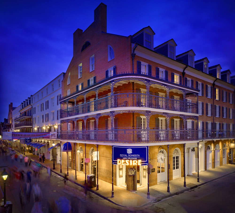 Photo of the exterior of The Royal Sonesta New Orleans.