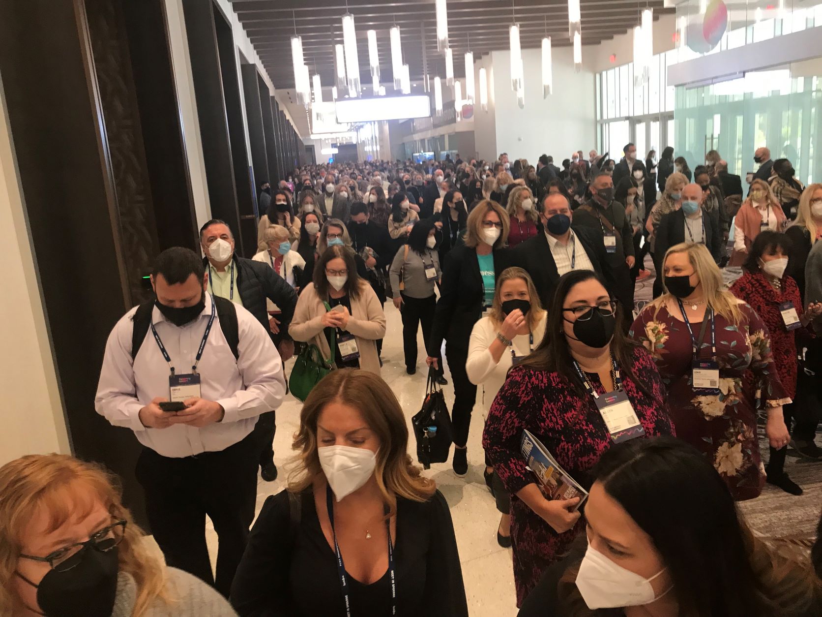 PCMA Convening Leaders Draws a Respectable, and Masked, Crowd to Las