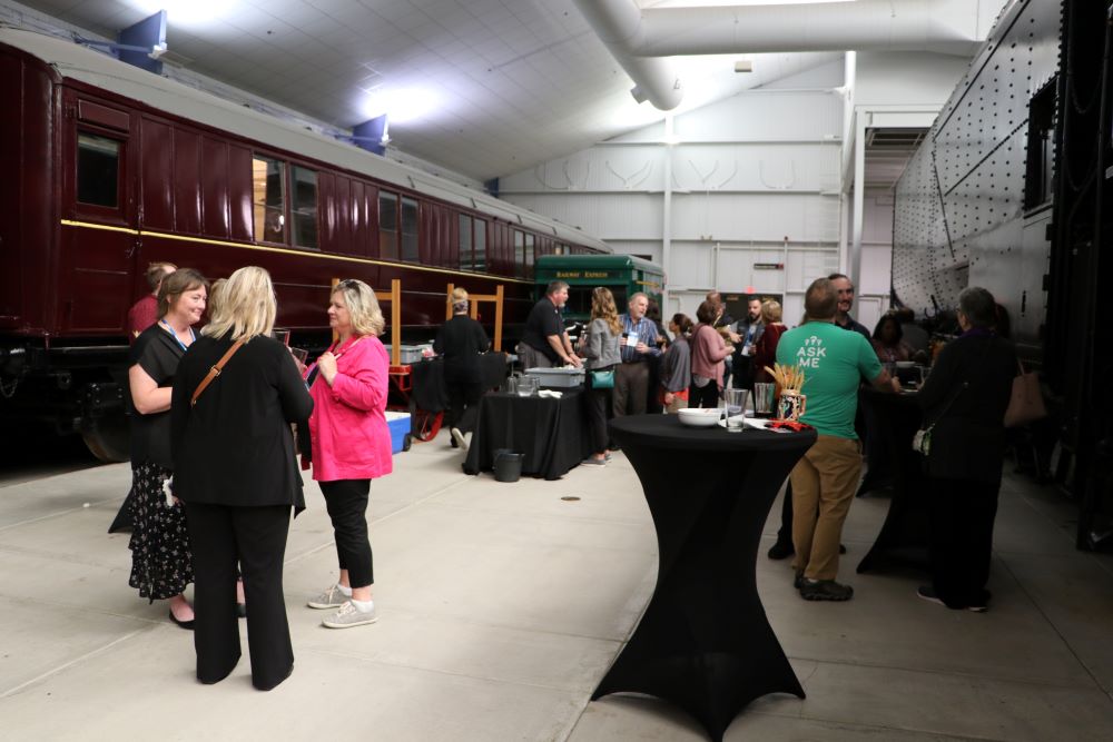 Reception at National Railroad Museum in Green Bay