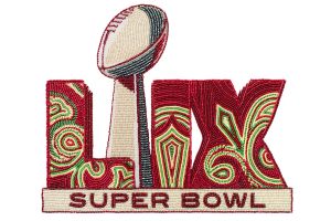 Official Super Bowl LIX logo.