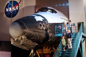 Shuttle Exhibit at Space Center Houston