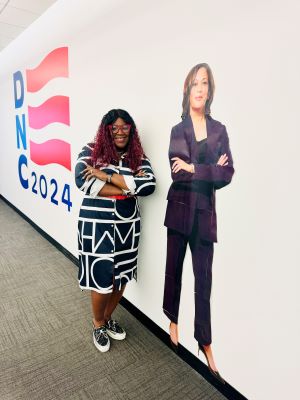 Tyra Dyson at the 2024 Democratic National Convention