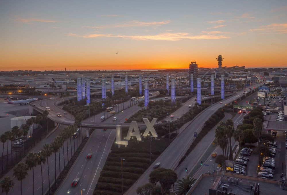 Los Angeles International Airport aerial