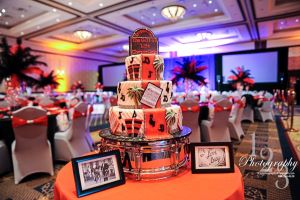 Food setup at Wyndham Orlando Resort