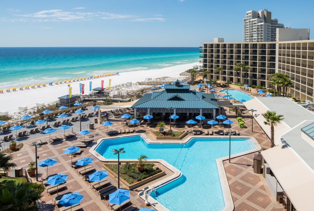 Property Shot with Emerald Pool at Hilton Sandestin Beach Golf Resort & Spa