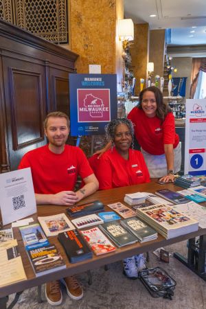 Visit Milwaukee staff working the RNC