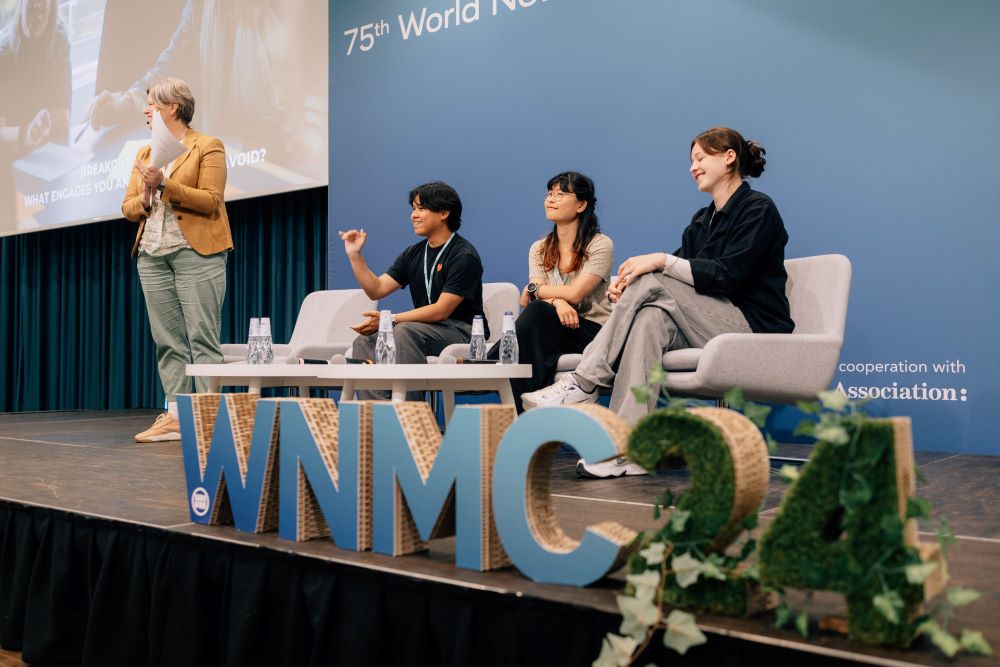 World News Media Congress Gen Z panel in Copenhagen