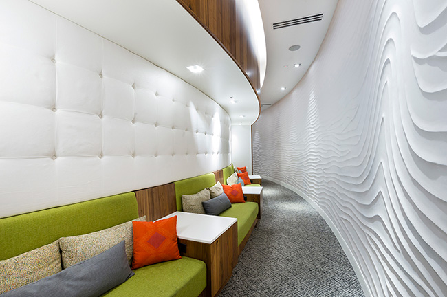 American Express Club at Miami International Airport, Credit: Corgan American Express Club at Miami International Airport, Credit: Corgan