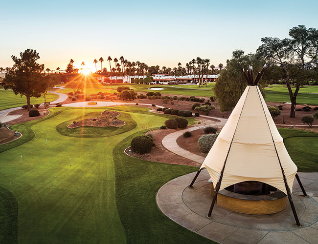 Tee Pee Putting Green