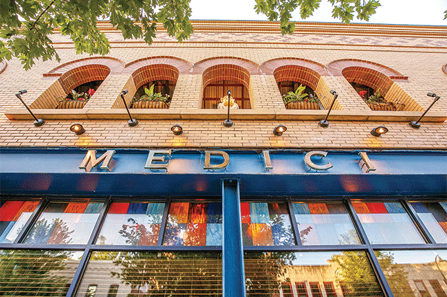 Medici Restaurant Entrance, Normal, Illinois