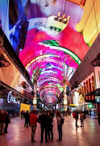 Fremont Street Experience Credit Joe Buglewicz- Las Vegas News Bureau