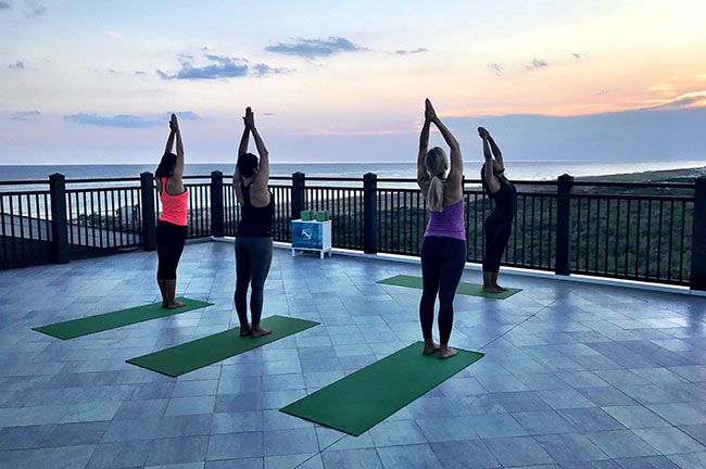 Rooftop Yoga at The Henderson, Credit: The Henderson