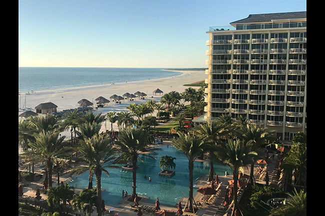 Exterior View, Hilton Marco Island Beach Resort and Spa, Credit: Marlene Goldman