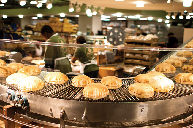 Pita Bread Conveyor Belt at Phoenicia Specialty Foods