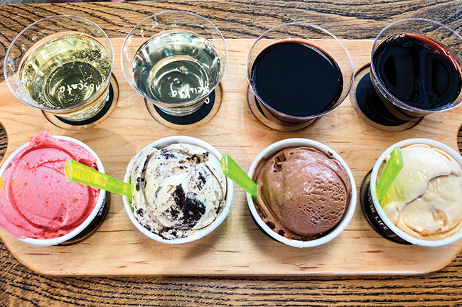 Ice Cream and Wine Pairing, Indulge Boise Food Tours