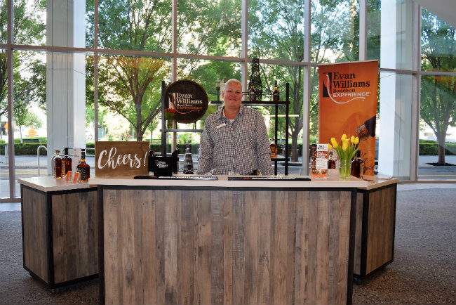 Beverage station at the Kentucky International Convention Center