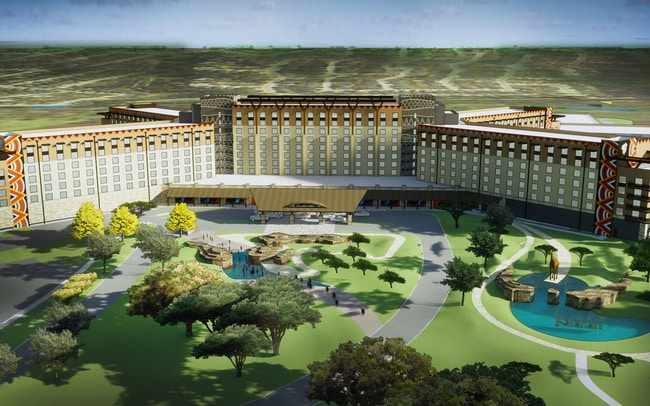 Rendering of new Kalahari resort and convention center in Round Rock