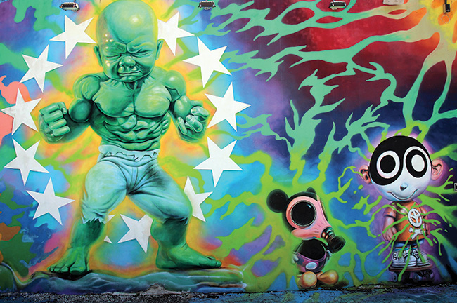 Wynwood Walls Mural by Ron English, Credit: Jeff Heilman