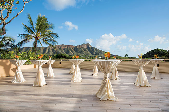 Outdoor Event Space at Queen Kapiolani