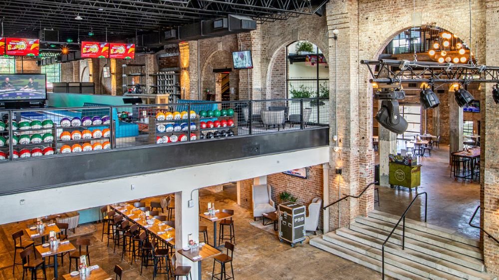 Interior view of the Red Stick Social